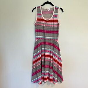 Lularoe Nicki Sleeveless A-line Tank Pocket Dress Medium